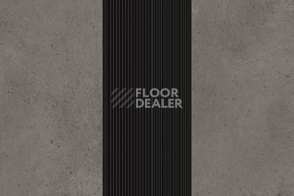 Линолеум FORBO Sarlon Complete Step 637299 cement medium grey, nose black.jpg фото 1 | FLOORDEALER